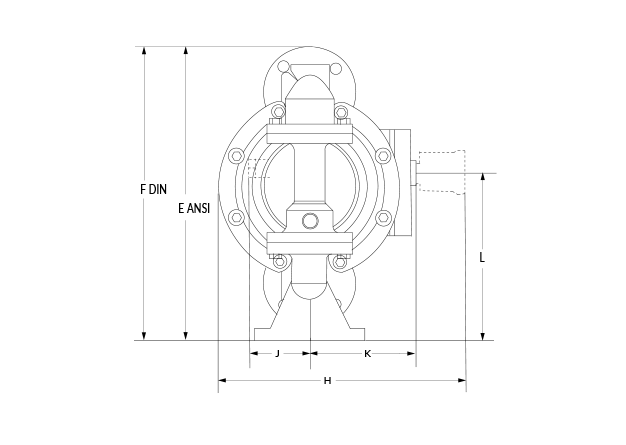 Pro-Flo P230 Metal Dimensional Diagram.2