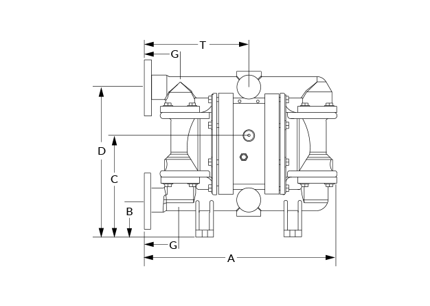XPS230 Stainless Steel Dimensional Diagram