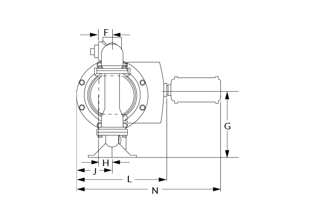 XPS420 Metal Vertical.1 Dimensional Diagram