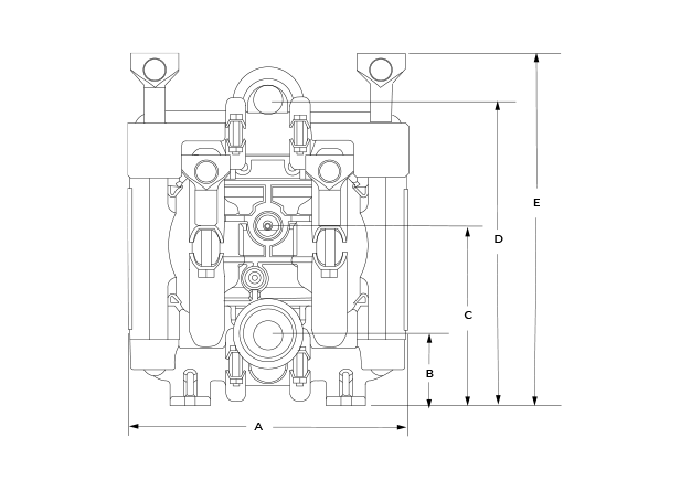 XPS1 Metal Saniflo Dimensional Diagram