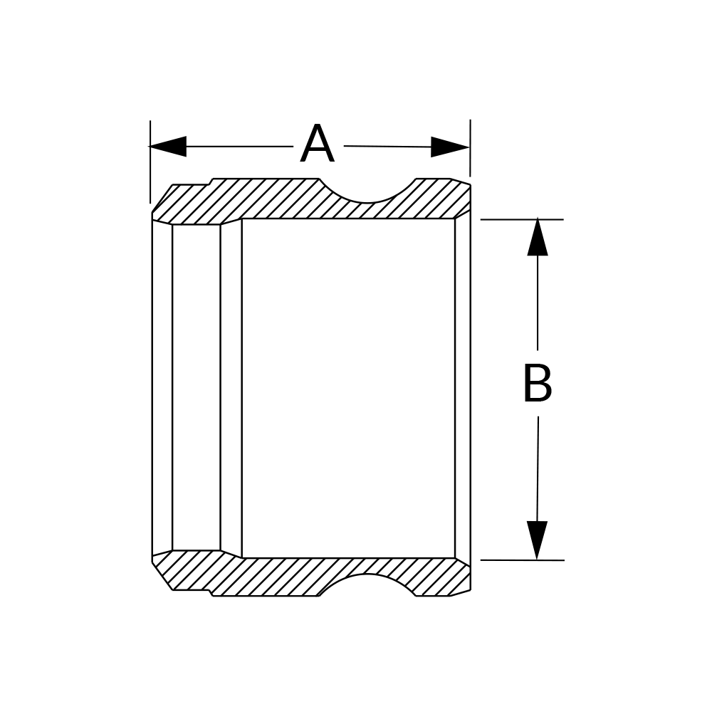 Camlock AWB Dimensional Diagram 