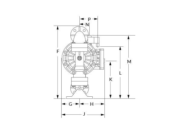 A200 Bolted Plastic.2 Dimensional Diagram