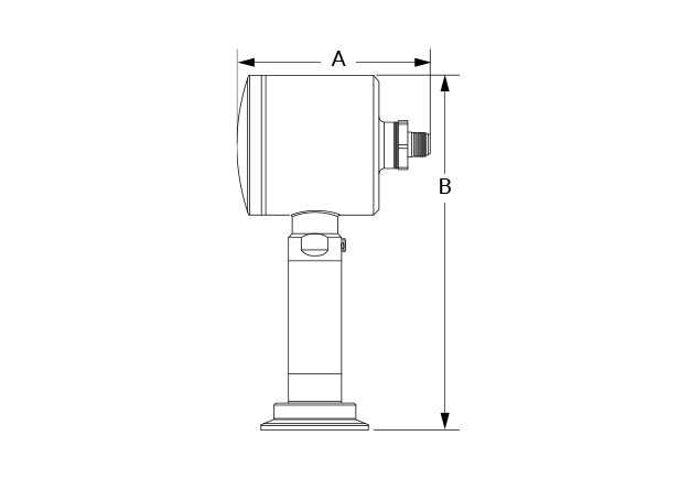MPF TC Horizontal Orientation Dimensional Diagram