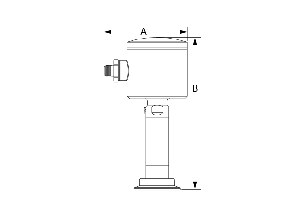 MPF TC Vertical Orientation Dimensional Diagram