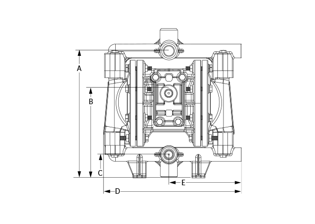 All Flo A050 SS.1 Dimensional Diagram