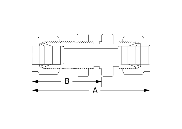 Superlok SBHU Dimensional Diagram