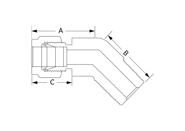 Superlok SHME Dimensional Diagram