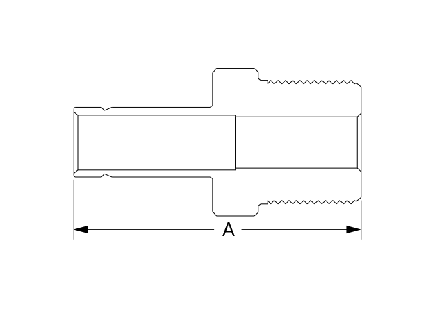 Superlok SMA Dimensional Diagram