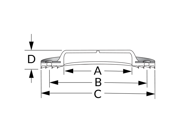 PTF Flat Dimensional Diagram