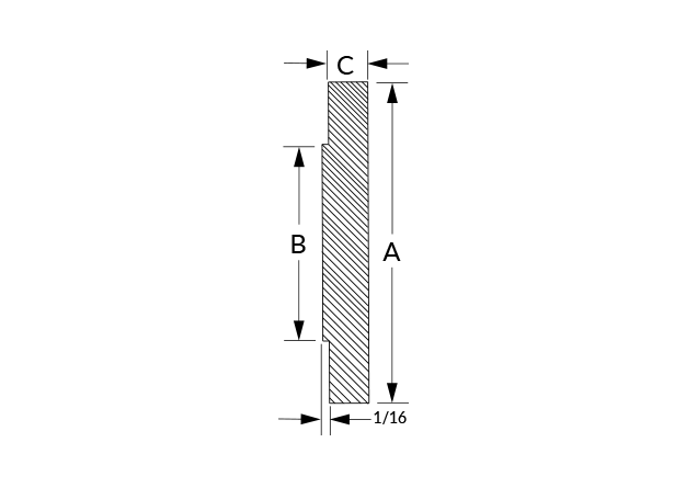 38BF-Dimensional Diagram